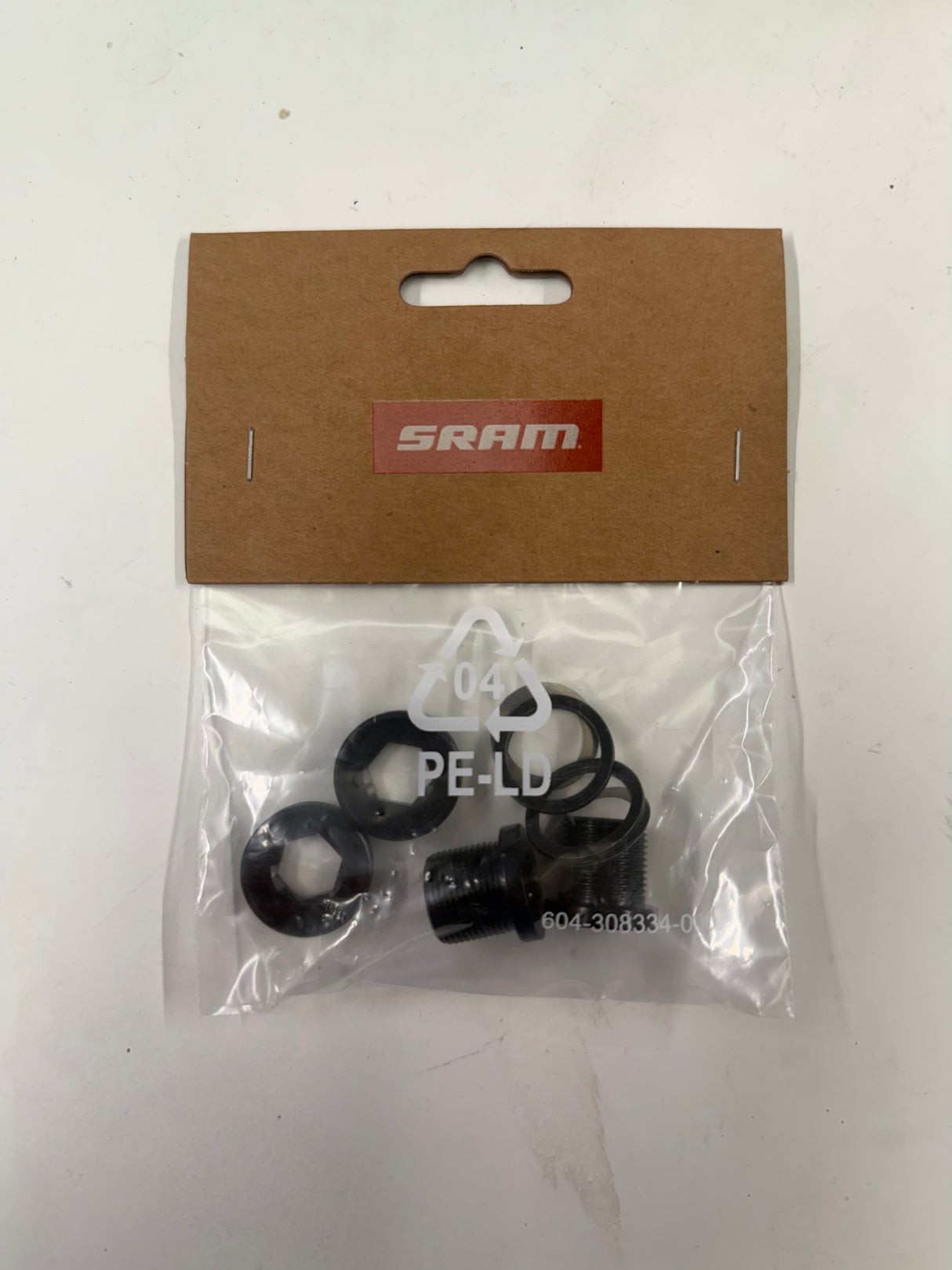 SRAM Crank Arm Bolt Kit M15/M22 Self-Extracting Isis Black Qty 2