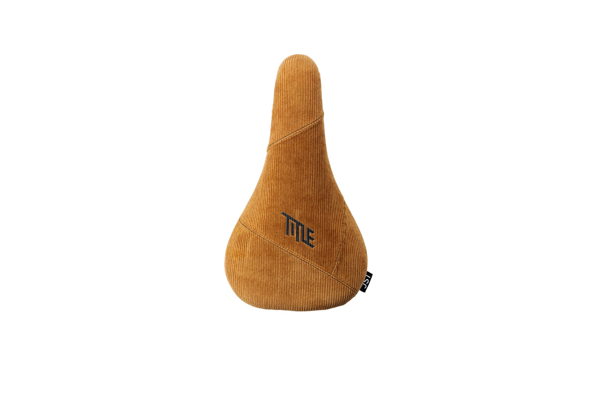 Title JS1 Dirt jump mtb Saddle UK brown corduroy
