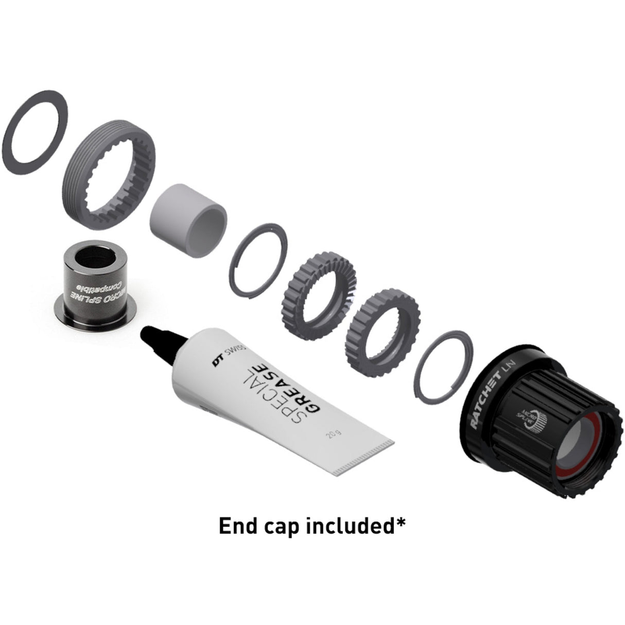 DT Swiss Ratchet LN conversion kit for 3-Pawl hubs