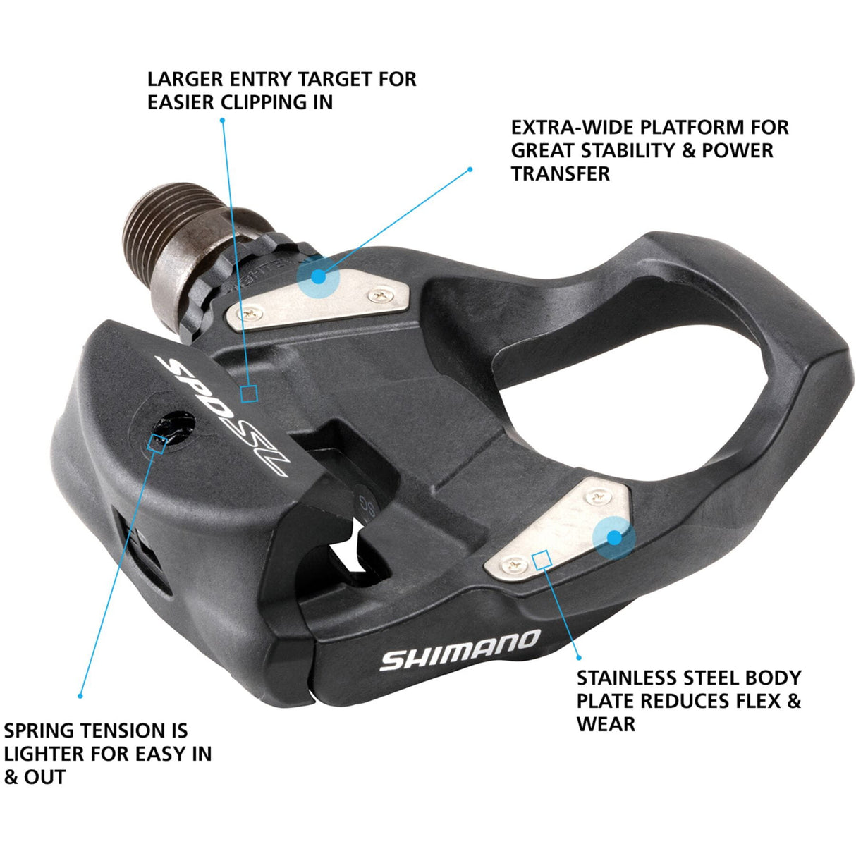 Shimano PD-RS500 SPD-SL Pedals