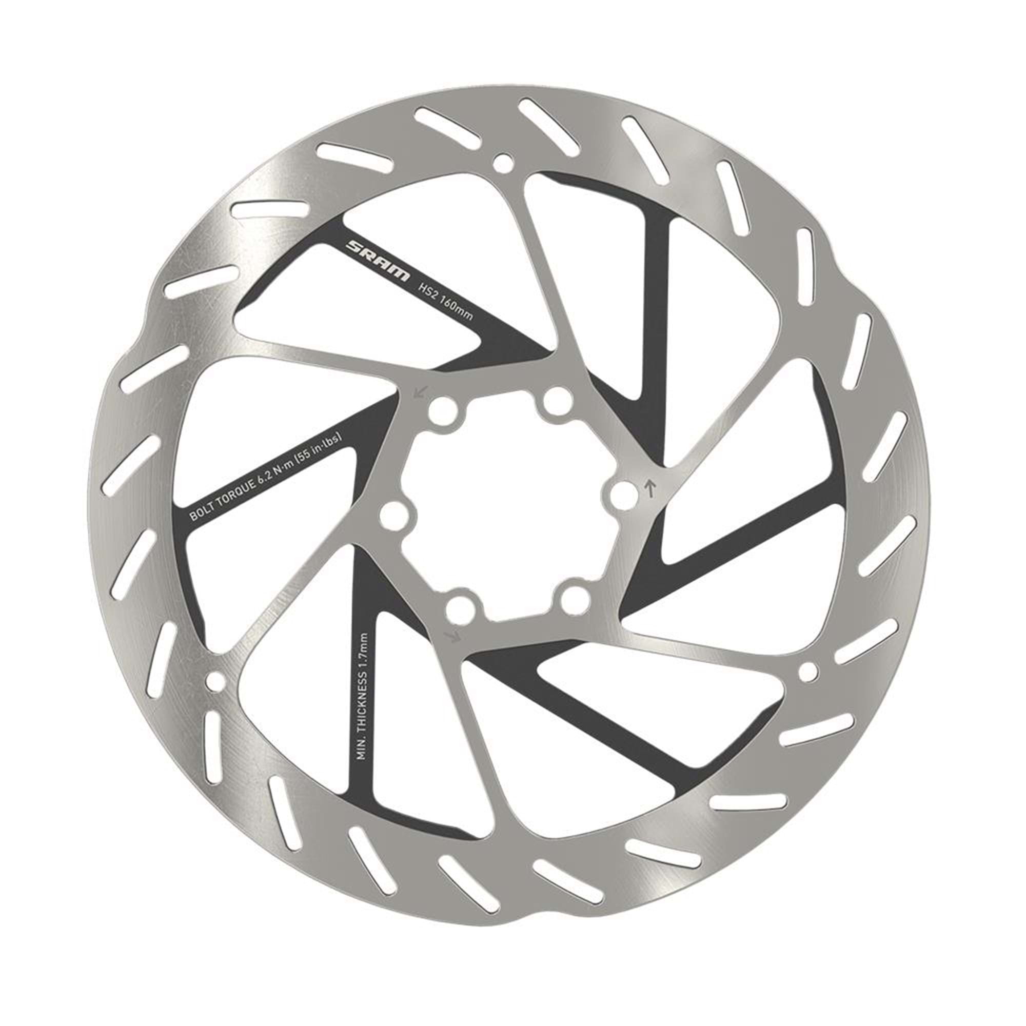 SRAM HS2 disc brake rotor brake disc rounded for code rsc wheelie bike shop uk wheelie bike shop