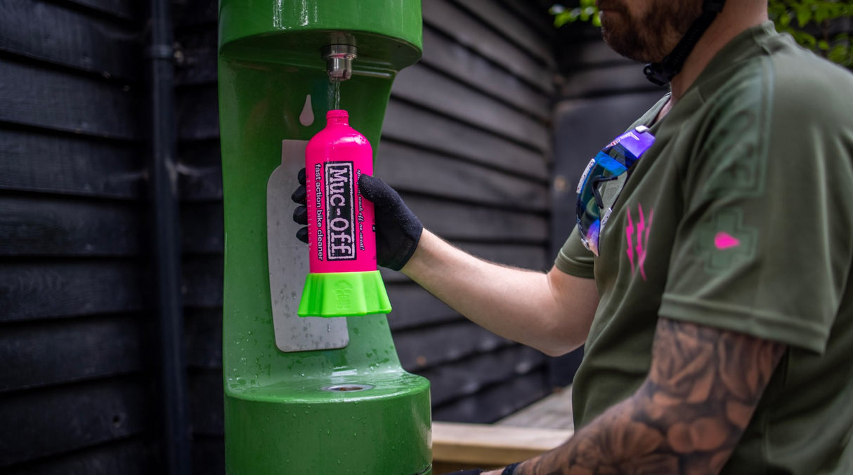 Muc-off bottle for life wheelie bike shop Poole Dorset