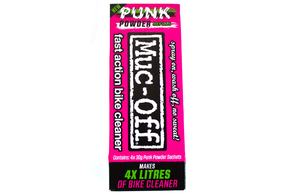 Muc-off punk powder wheelie bike shop Poole Dorset quad pack 4 litres
