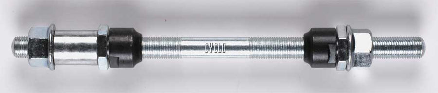 Weldtite Hub Spindle 9.5mm X 175mm Nutted Axle