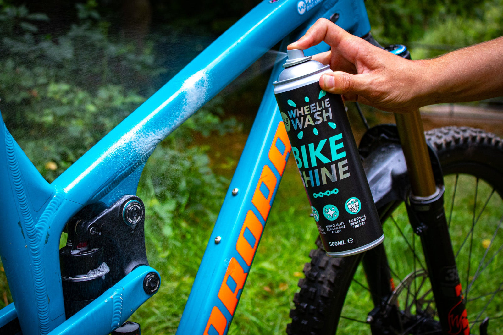 Wheelie Wash Bike Shine, UK Bike cleaning Products