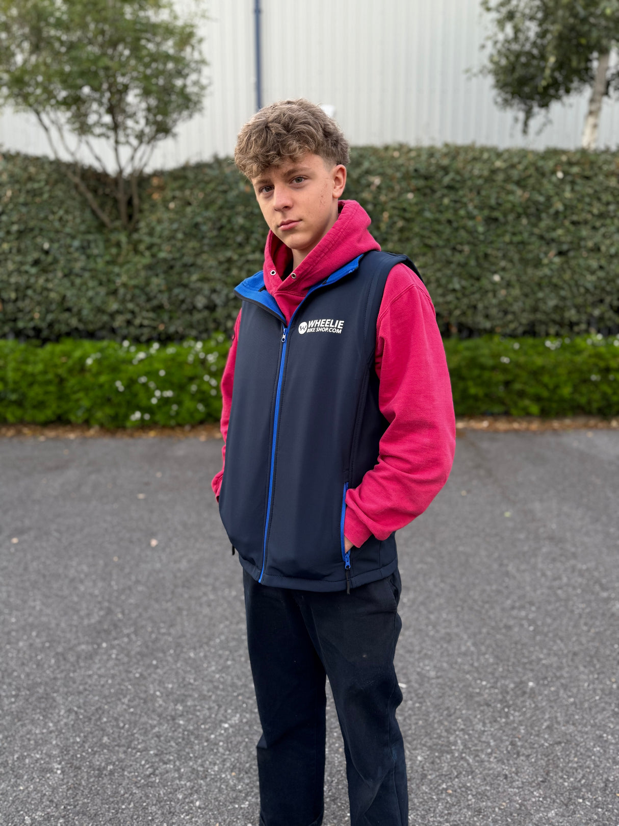 Wheelie Softshell Gilet Navy