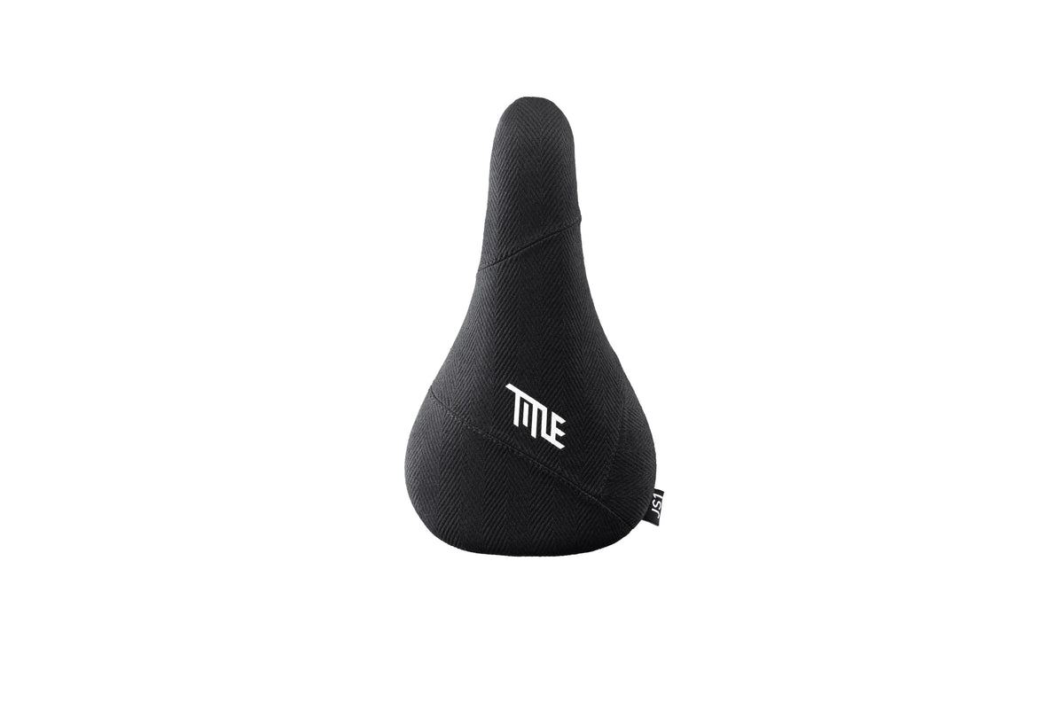 Title JS1 Dirt jump mtb Saddle UK black beach cloth