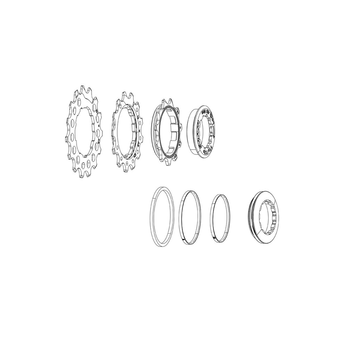 SRAM NX/SX Eagle 12 Speed PG-1210/1230 11T-13T-15T Replacement Cogs