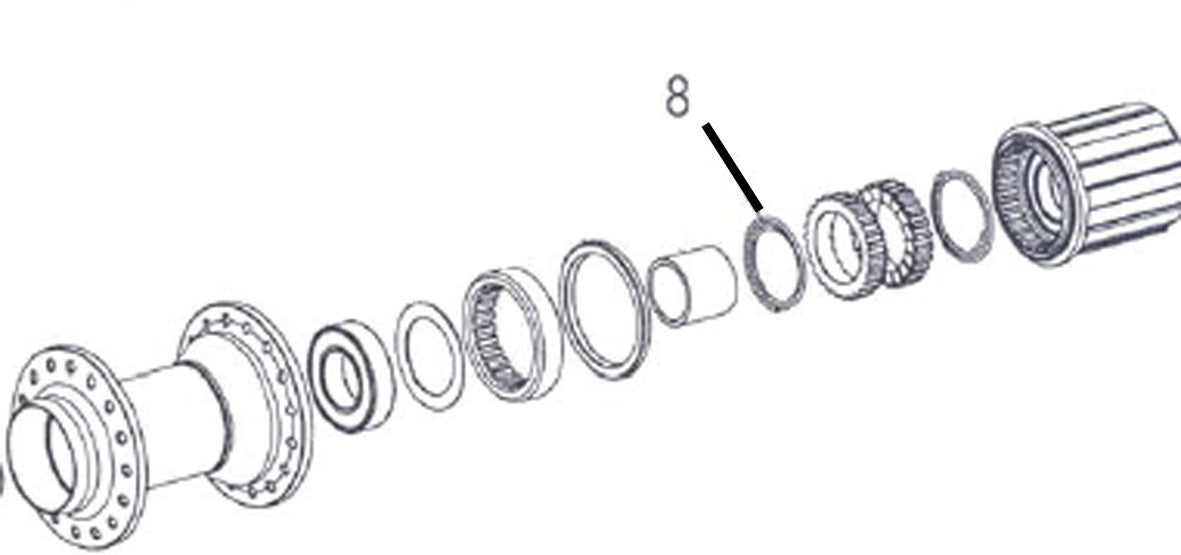 DT Swiss Conical spring for star ratchet systems, Pre-EXP 180, 240, 350 and Ratchet LN 370
