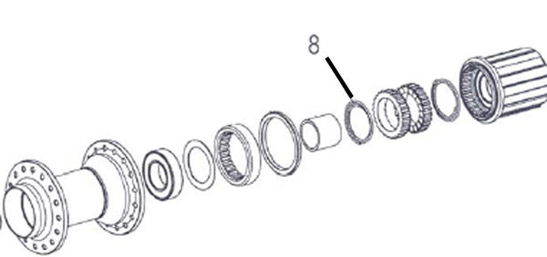 DT Swiss Conical spring for star ratchet systems, Pre-EXP 180, 240, 350 and Ratchet LN 370