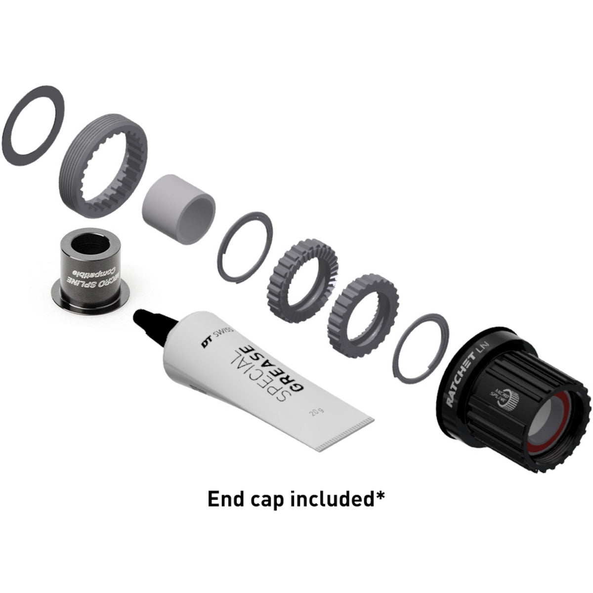 DT Swiss Ratchet LN conversion kit for 3-Pawl hubs