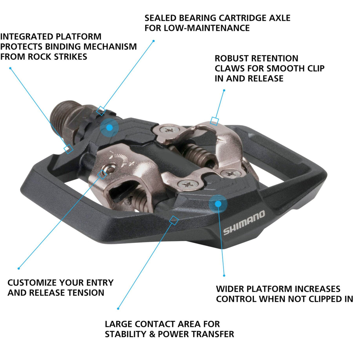 Shimano PD-ME700 SPD Pedals