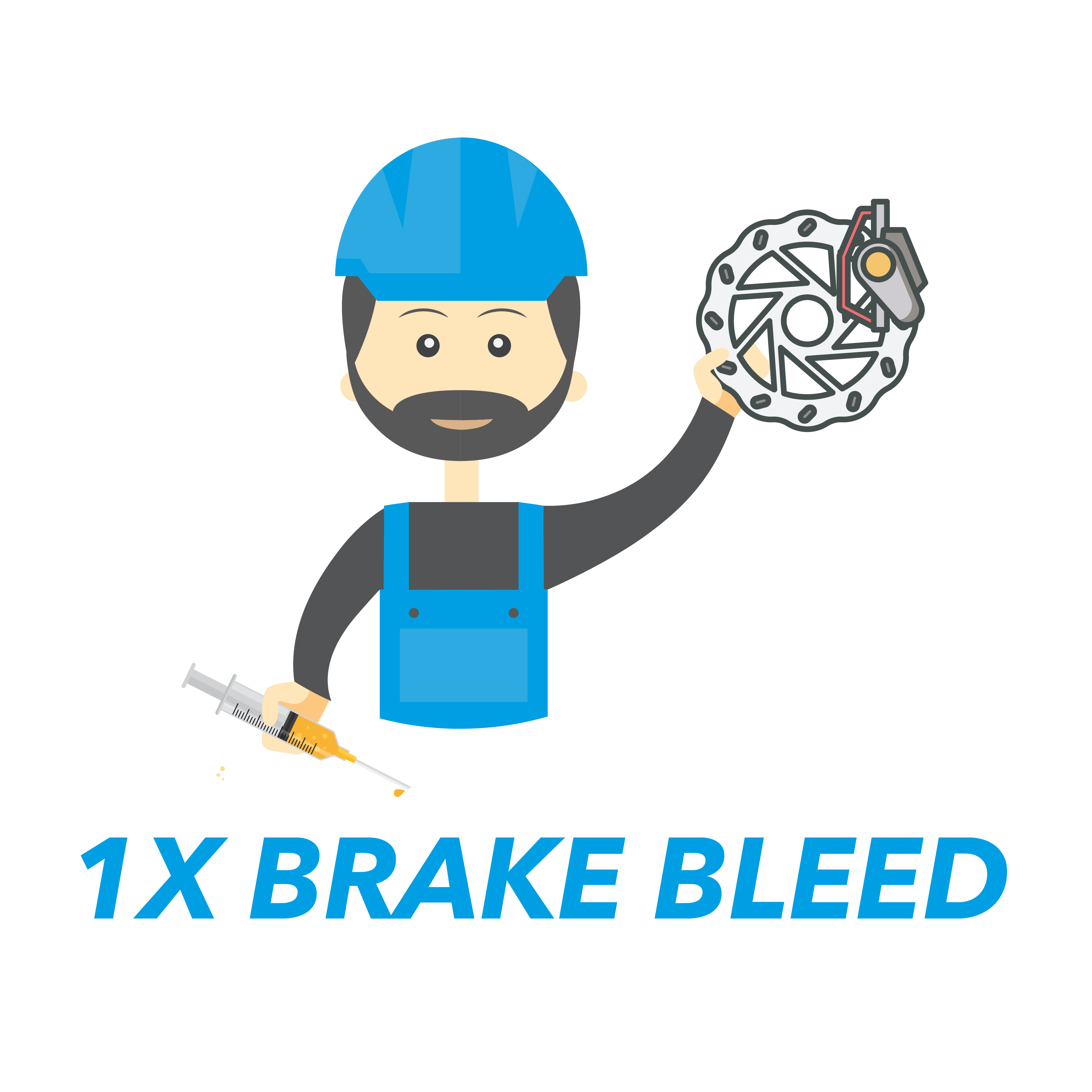 Brake Bleed (1X Brake)
