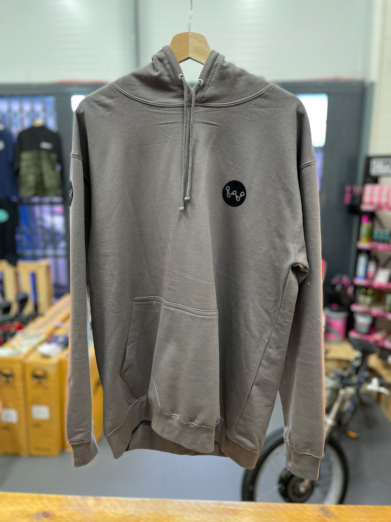 Wheelie Grey Hoodie