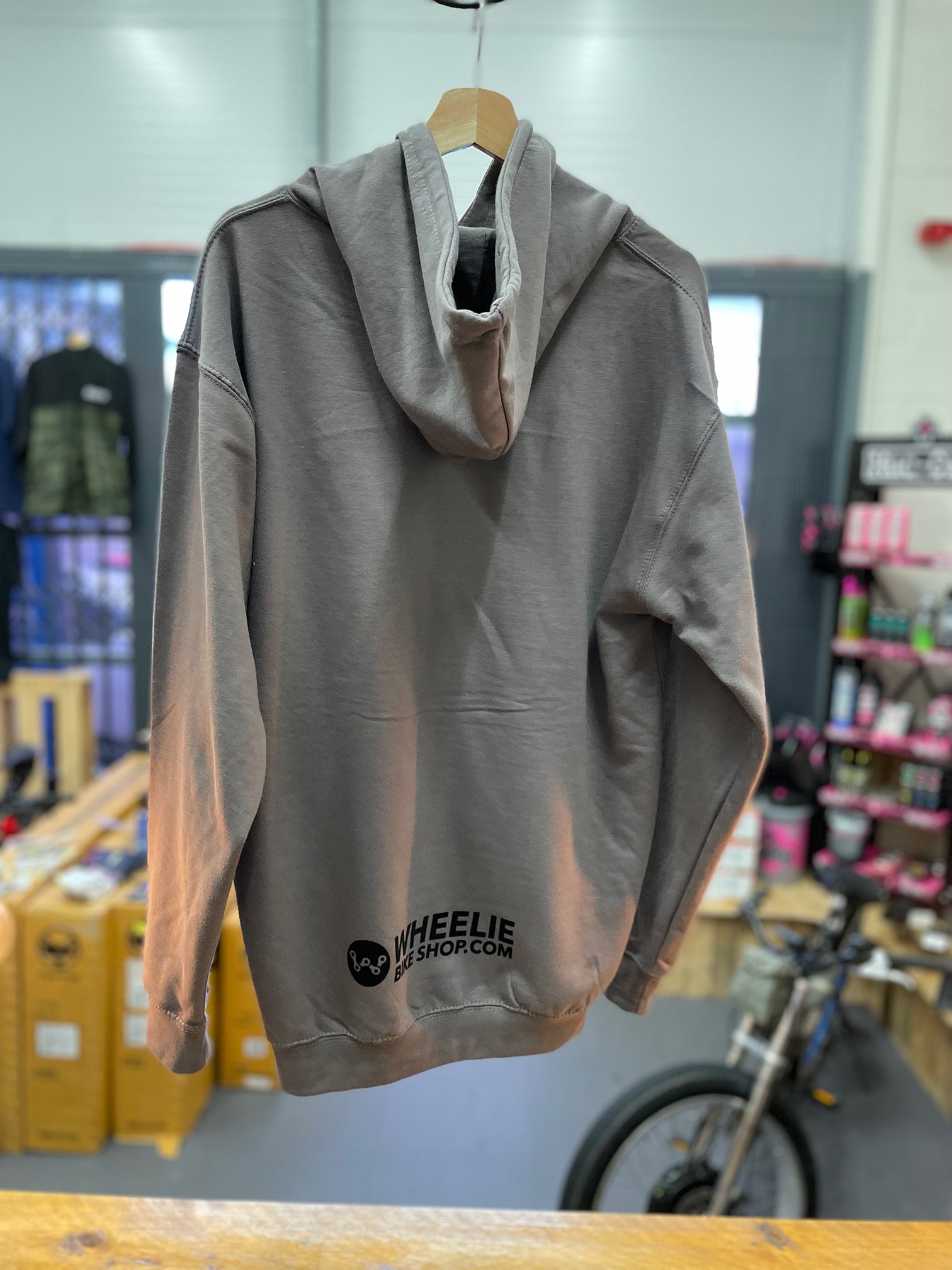 Wheelie Grey Hoodie