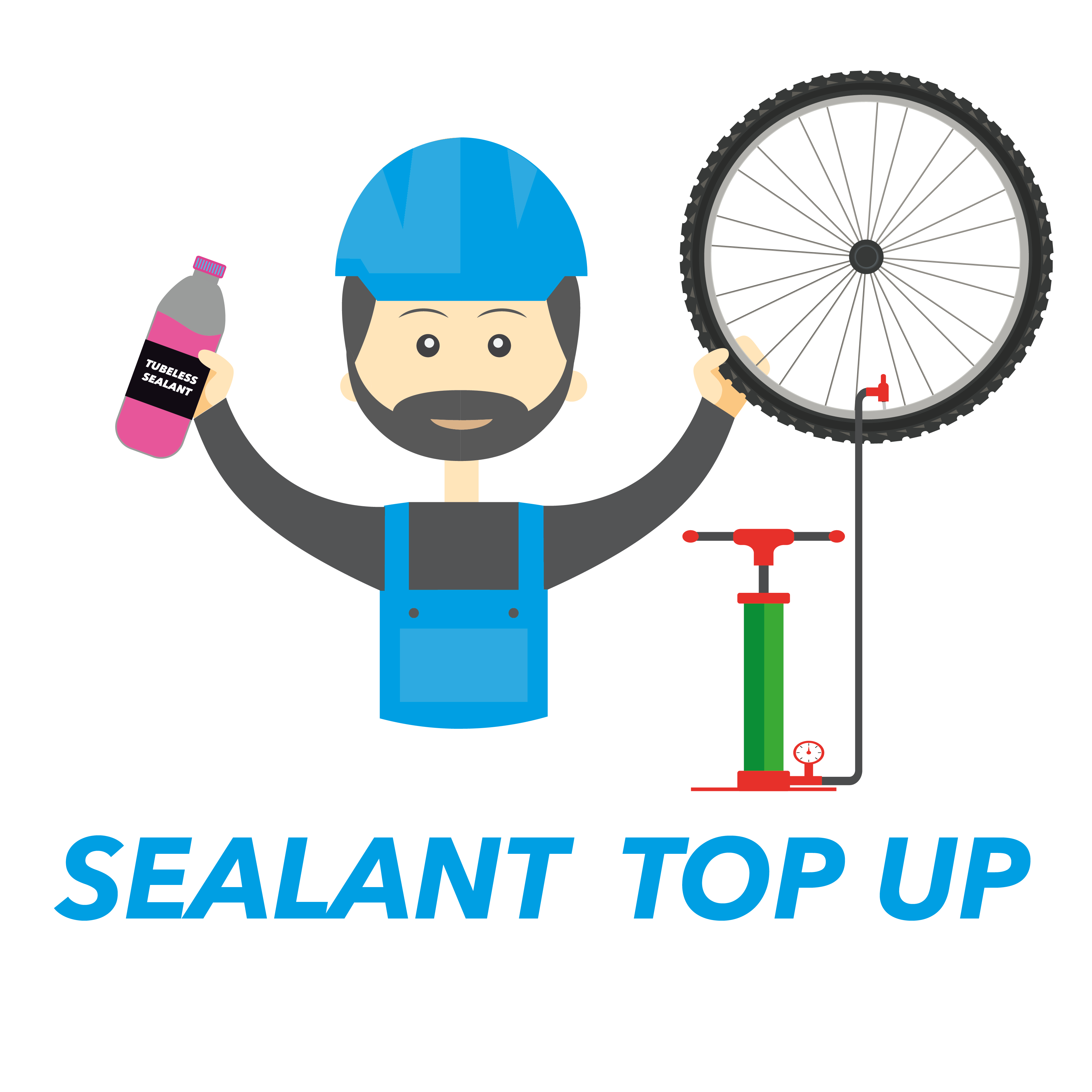 Sealant Top Up (1x Wheel)