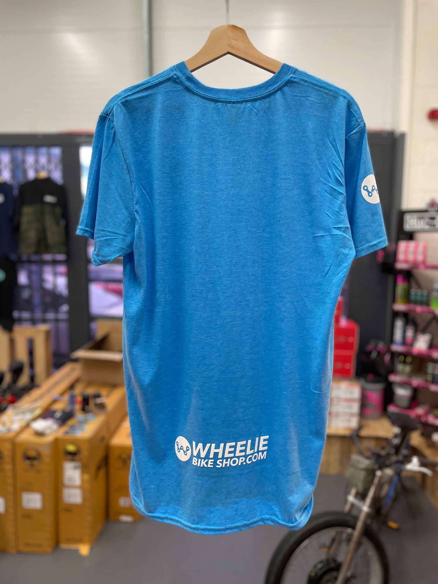 Wheelie Blue T-Shirt