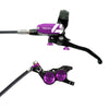 Hope tech 4 v4 brake uk in stock wheelie bike shop black purple