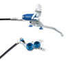 Hope tech 4 v4 brake uk in stock wheelie bike shop blue silver