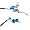 Hope tech 4 v4 brake uk in stock wheelie bike shop blue silver